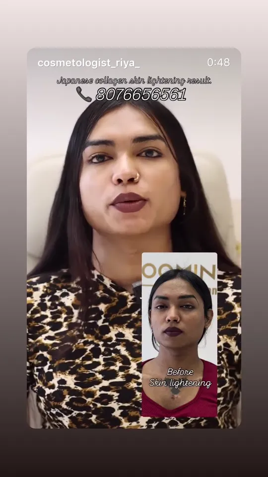 A client talking about her results